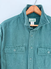 Load image into Gallery viewer, vintage ll bean green chamois button-down