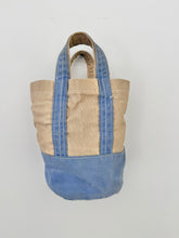 Load image into Gallery viewer, 1970's maine made canvas tote