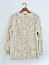 Load image into Gallery viewer, vintage irish knit wool cardigan