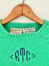 Load image into Gallery viewer, vintage monogrammed wool sweater