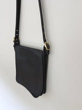 Load image into Gallery viewer, vintage coach leather large flap crossbody handbag