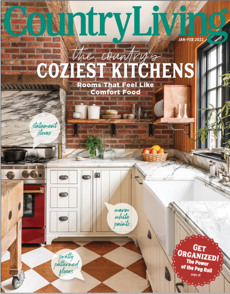 featured: country living magazine jan/feb 2022