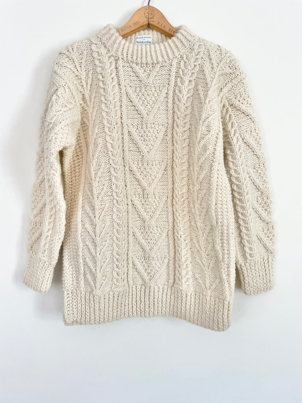irish knit sweater for the andover shop