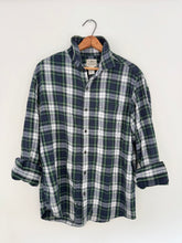 Load image into Gallery viewer, vintage ll bean scotch plaid flannel button-down
