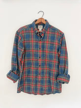 Load image into Gallery viewer, vintage ll bean plaid flannel button-down
