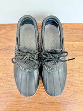 Load image into Gallery viewer, vintage black ll bean duck shoes
