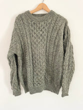 Load image into Gallery viewer, grayish green ll bean wool sweater
