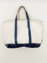 Load image into Gallery viewer, 1980's vintage ll bean navy boat and tote
