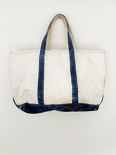 Load image into Gallery viewer, 1980's vintage ll bean navy boat and tote
