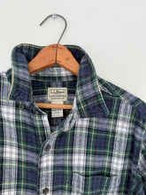 Load image into Gallery viewer, vintage ll bean scotch plaid flannel button-down
