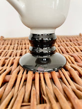 Load image into Gallery viewer, set of hall black &amp; white irish coffee mugs
