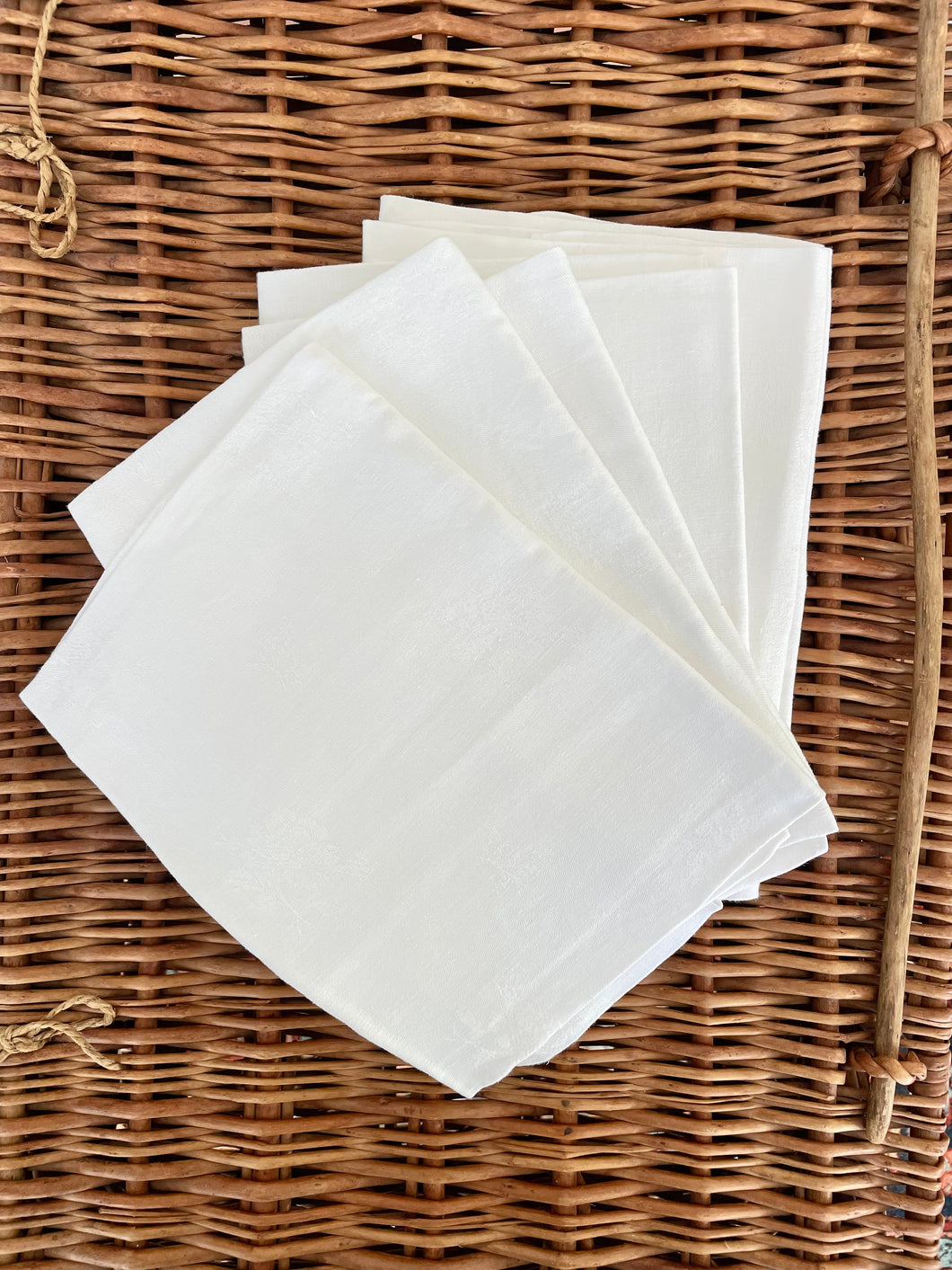set of 7 large european napkins
