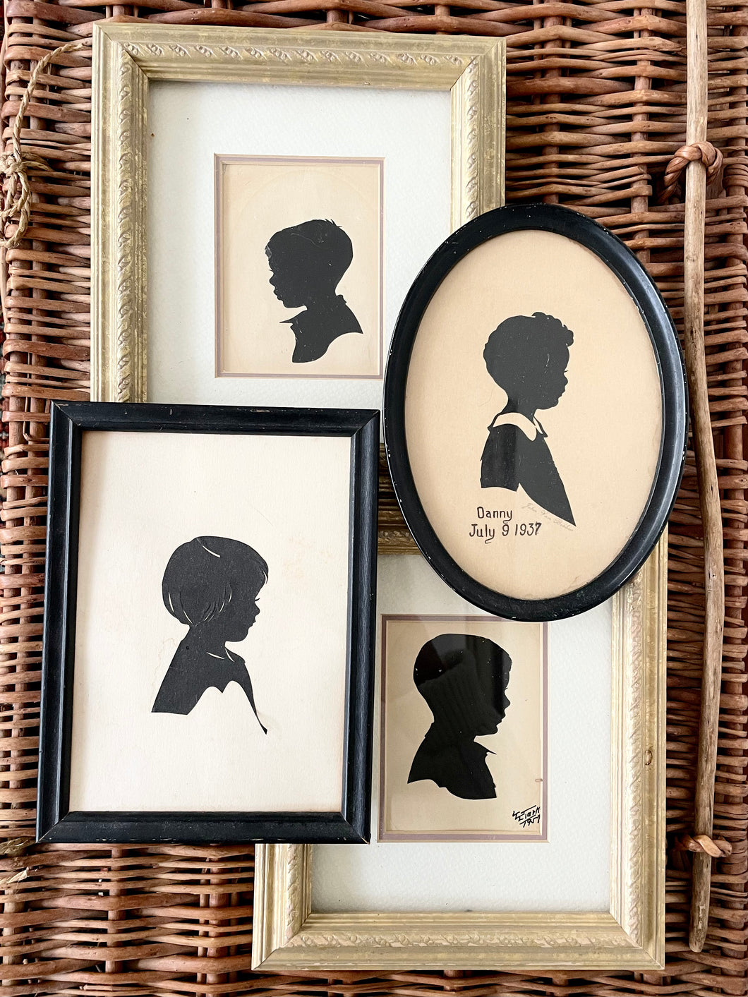 collection of vintage silhouettes