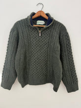 Load image into Gallery viewer, irish knit quarter zip sweater
