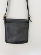 Load image into Gallery viewer, vintage coach leather large flap crossbody handbag
