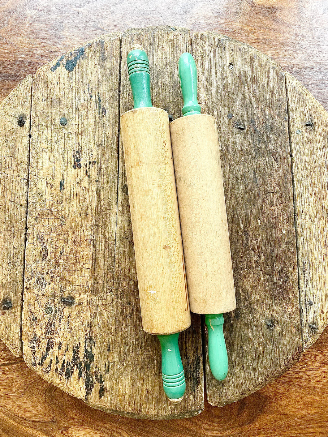 green rolling pins