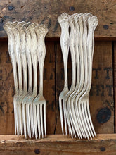 Load image into Gallery viewer, vintage engraved flatware set
